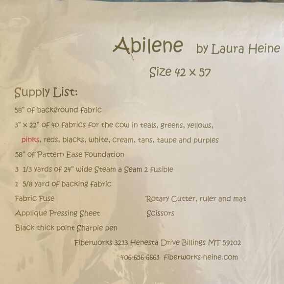 Abilene Collage Pattern by Laura Heine - Picture 4 of 5